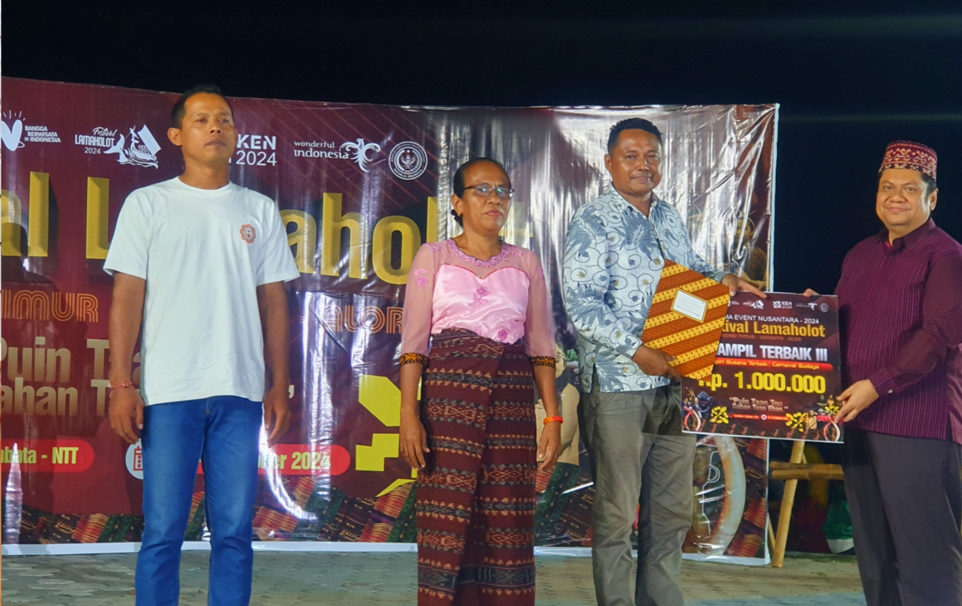 Lapas Lembata Raih Juara Tiga Busana Terbaik dalam Karnaval Lamaholot 2024